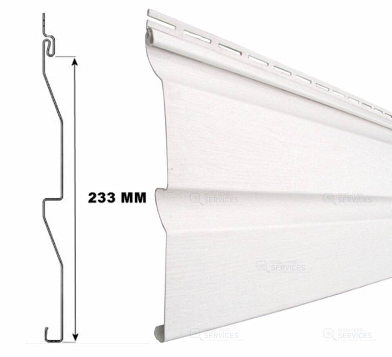 Lama exterior 4900 x 233 mm BLANCO