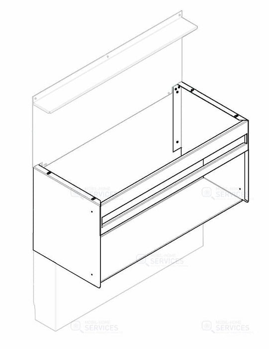 Mueble lavabo 894 x 406 x 440 mm