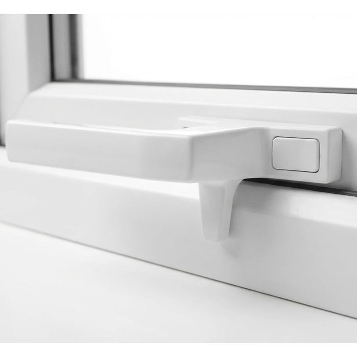 Maneta de ventana de proyección para mobil home blanca modelo Mana