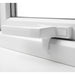 Maneta de ventana de proyección para mobil home blanca modelo Mana