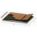 Terraza modular de madera exterior ECO+ QuickTec sobre estructura elevada para jardín o exterior