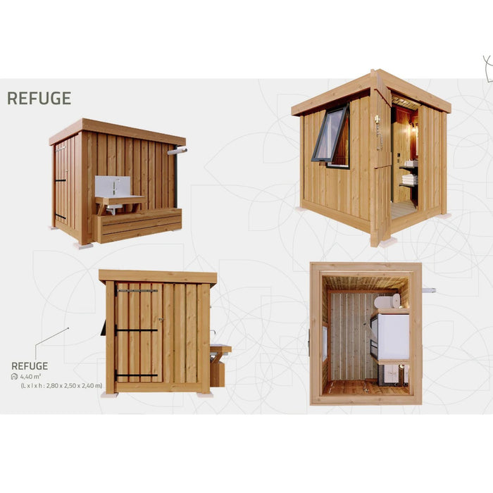 SALA DE BAÑO PARA PARCELAS DE ACAMPADA